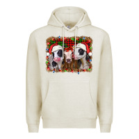 Oatmeal Heather christmas heifers Premium Hoodie - Jasminsmagicworld