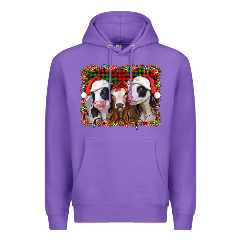 Christmas Heifers Premium Hoodie by Jasminsmagicworld | Teevron