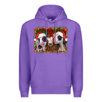 Purple christmas heifers Premium Hoodie - Jasminsmagicworld