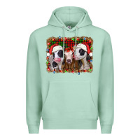 Seafoam christmas heifers Premium Hoodie - Jasminsmagicworld