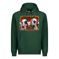 Sports Green christmas heifers Premium Hoodie - Jasminsmagicworld