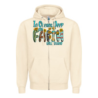 Sandshell in oceans deep faith will stand Zipper Hoodie - texasbilliewilder