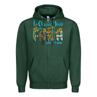 Sports Green in oceans deep faith will stand Zipper Hoodie - texasbilliewilder