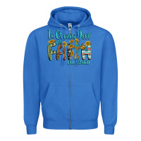 True Royal in oceans deep faith will stand Zipper Hoodie - texasbilliewilder