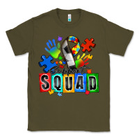 Army Green soccer support squad autism Classic Tee - Zillion Design Studio