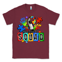 Burgundy soccer support squad autism Classic Tee - Zillion Design Studio