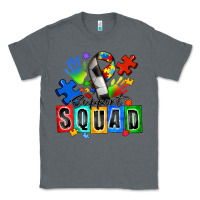 Charcoal Heather soccer support squad autism Classic Tee - Zillion Design Studio