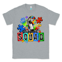 Heather Grey soccer support squad autism Classic Tee - Zillion Design Studio