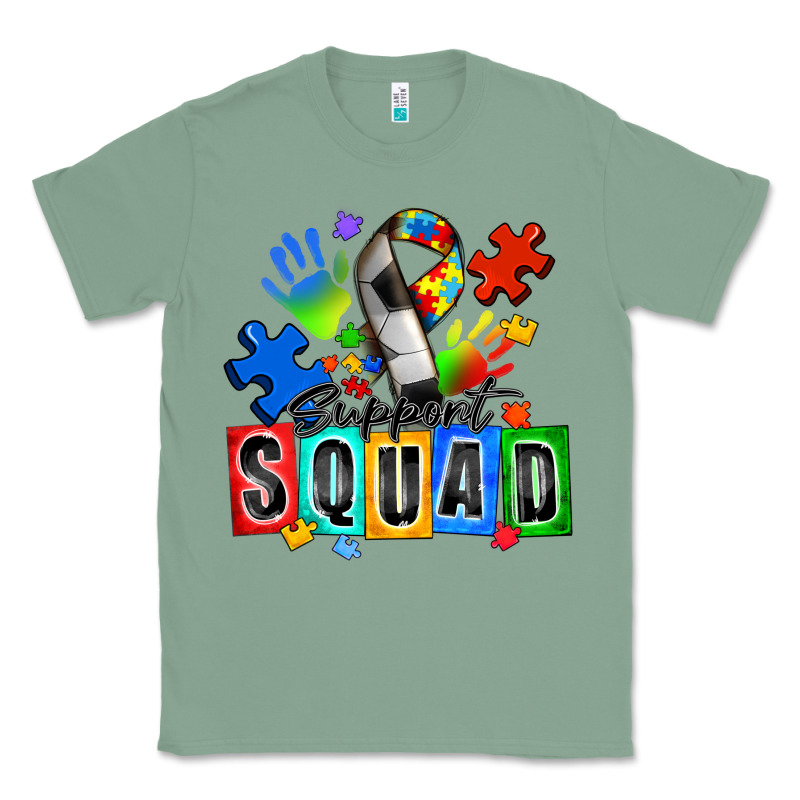 Soccer Support Squad Autism Classic Tee by Zillion Design Studio | Teevron