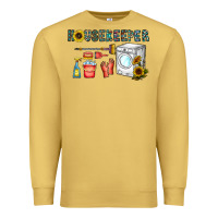 Antique Gold housekeeper Premium Sweatshirt - CowhideDigitalArt