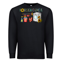 Black housekeeper Premium Sweatshirt - CowhideDigitalArt