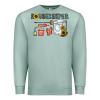Seafoam housekeeper Premium Sweatshirt - CowhideDigitalArt