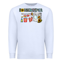 White housekeeper Premium Sweatshirt - CowhideDigitalArt