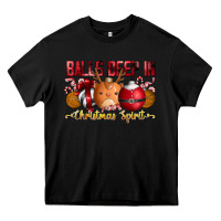 Black balls deep in christmas spirit Heavy Core Tee - CowhideDigitalArt