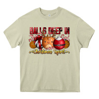 Mossy balls deep in christmas spirit Heavy Core Tee - CowhideDigitalArt