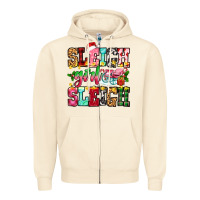 Sandshell sleigh girl sleigh Zipper Hoodie - Zillion Design Studio