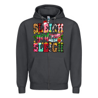 Smoke sleigh girl sleigh Zipper Hoodie - Zillion Design Studio
