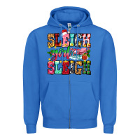 True Royal sleigh girl sleigh Zipper Hoodie - Zillion Design Studio