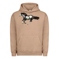 Pigment Burro American Paint Horse Urban Hoodie - LillyAllenDesigns