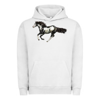 Pigment Lunar Rock American Paint Horse Urban Hoodie - LillyAllenDesigns