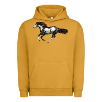Pigment Peanut Butter American Paint Horse Urban Hoodie - LillyAllenDesigns