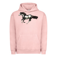 Pigment Salmon American Paint Horse Urban Hoodie - LillyAllenDesigns