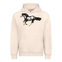 Sandshell American Paint Horse Urban Hoodie - LillyAllenDesigns