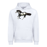 White American Paint Horse Urban Hoodie - LillyAllenDesigns