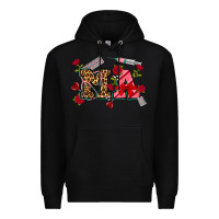 Black valentines day ma Premium Hoodie - NancyCooperArtShop