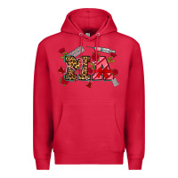 Cardinal valentines day ma Premium Hoodie - NancyCooperArtShop