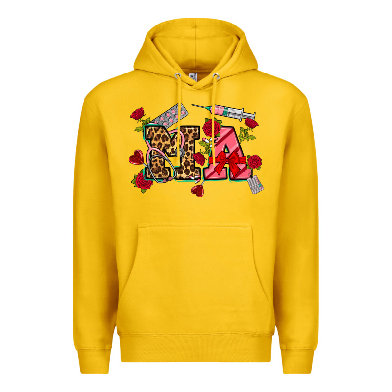 Valentines Day Ma Premium Hoodie by NancyCooperArtShop | Teevron