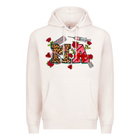 Pale Pink valentines day ma Premium Hoodie - NancyCooperArtShop
