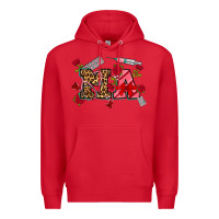 Red valentines day ma Premium Hoodie - NancyCooperArtShop