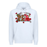 White valentines day ma Premium Hoodie - NancyCooperArtShop