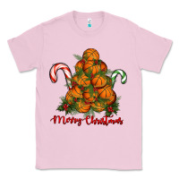 Bubblegum Pink Merry Christmas Basketball Classic Tee - RanaPortraitStore