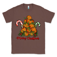 Chestnut Merry Christmas Basketball Classic Tee - RanaPortraitStore