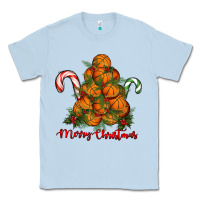 Dusty Blue Merry Christmas Basketball Classic Tee - RanaPortraitStore