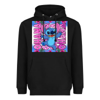 Black stitch ohana Heavyweight Hoodie - Zillion Design Studio