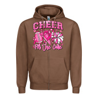 Chestnut cheer for the cure american football Zipper Hoodie - RanaPortraitStore