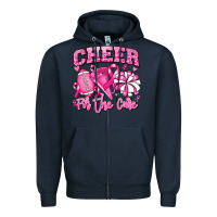 Navy cheer for the cure american football Zipper Hoodie - RanaPortraitStore