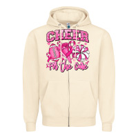 Sandshell cheer for the cure american football Zipper Hoodie - RanaPortraitStore