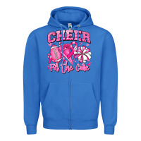 True Royal cheer for the cure american football Zipper Hoodie - RanaPortraitStore