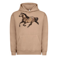 Pigment Burro Missouri Fox Trotter horse Urban Hoodie - LillyAllenDesigns