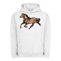 Pigment Lunar Rock Missouri Fox Trotter horse Urban Hoodie - LillyAllenDesigns