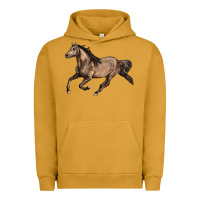 Pigment Peanut Butter Missouri Fox Trotter horse Urban Hoodie - LillyAllenDesigns