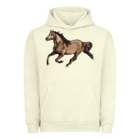 Pigment Pistachio Missouri Fox Trotter horse Urban Hoodie - LillyAllenDesigns