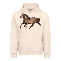 Sandshell Missouri Fox Trotter horse Urban Hoodie - LillyAllenDesigns