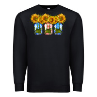 Black american sunflower mason jar Premium Sweatshirt - HRA Design Shop