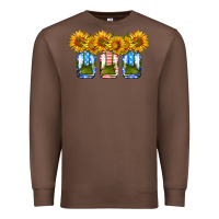 Chestnut american sunflower mason jar Premium Sweatshirt - HRA Design Shop