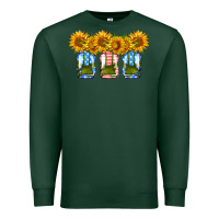 Sports Green american sunflower mason jar Premium Sweatshirt - HRA Design Shop